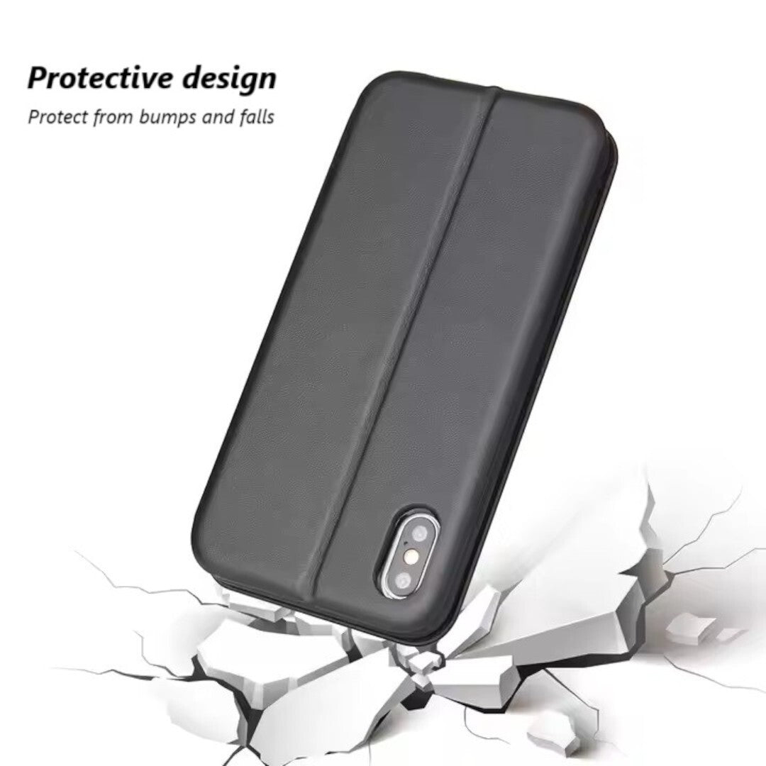 Luxury leather wallet flip case with card holder for Samsung S23 22 21 20 10 9 8