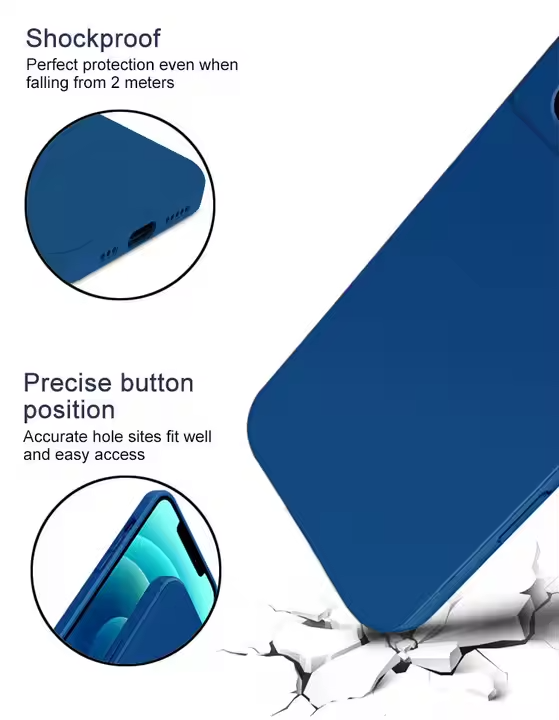 Shockproof Slim Silicone Case for Samsung Galaxy A Series phones
