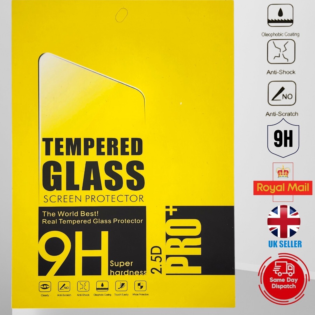 Tempered Glass Screen Protector for Samsung Tablet S7 S8 S9 S10 & Plus